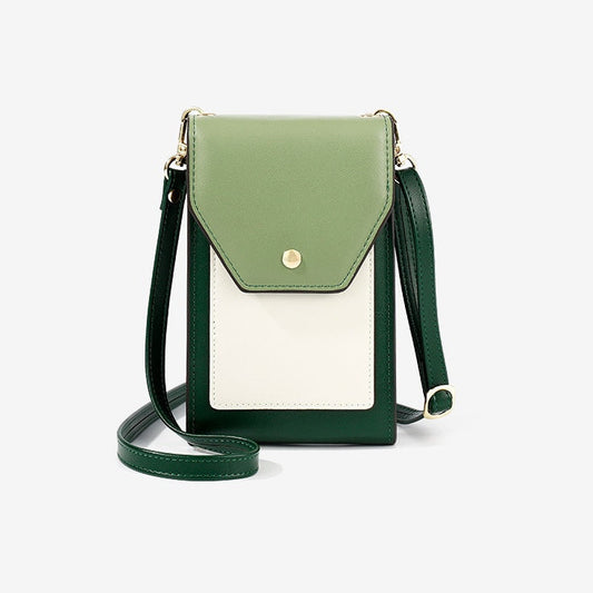 Colorblock Phone Crossbody Bag - Mini Shoulder Bag Fashion 2025
